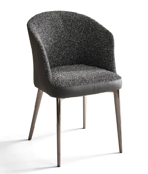 Zen Zest Soft Grey Armrest Dining Chairs