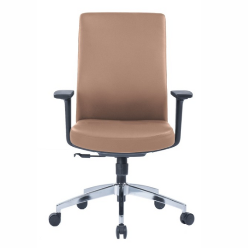 Comfort Max Medium Back Ergonomic Brown Meeting Chair