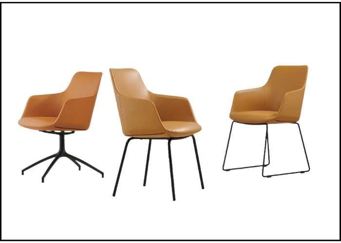 Aura Align Orange Dining Chair 