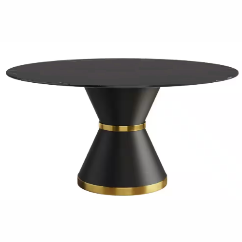 Nexa Nectar Black Table Top Round Dining Table