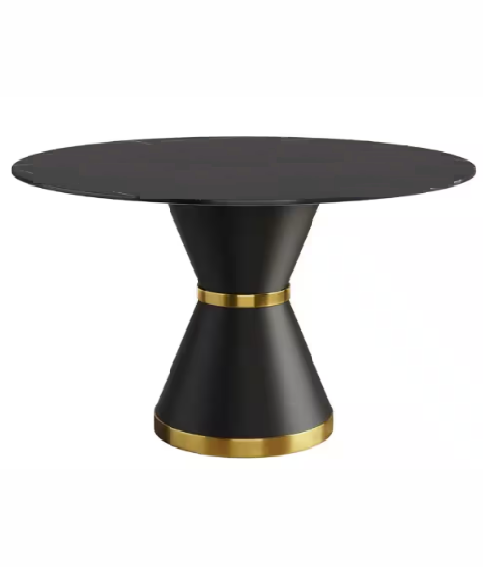 Nexa Nectar Black Table Top Round Dining Table