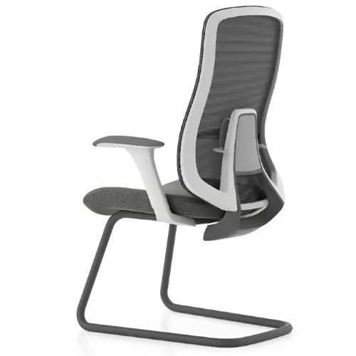 Modern Elegance Light Grey Visitor Chair