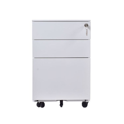 3 Drawer Metal Pedestal 