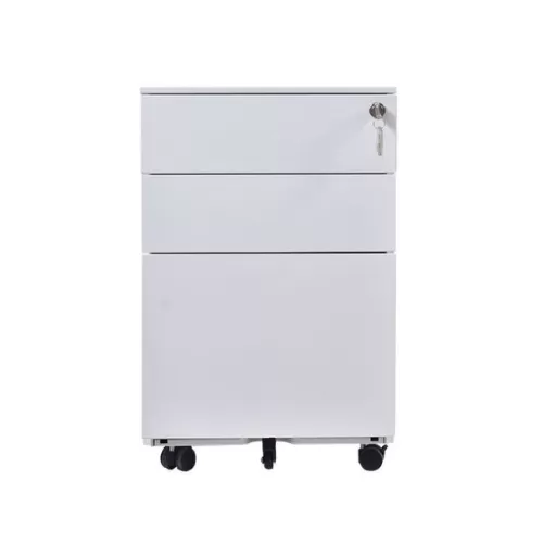 3 Drawer Metal Pedestal 
