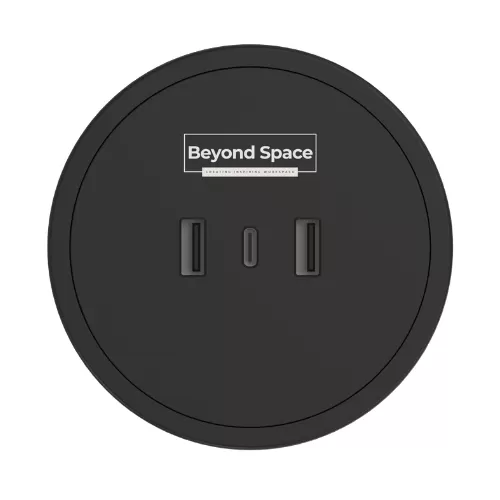 Pop-Up 4-Power PDU with 20W USB-A & USB-C Fast Charging