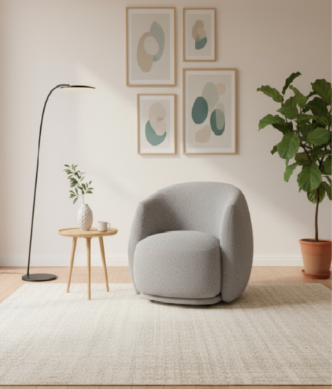Curve Single Seater Sofa 