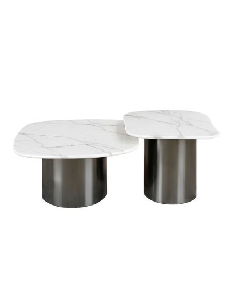 Marble Coffee Table Set BS-15