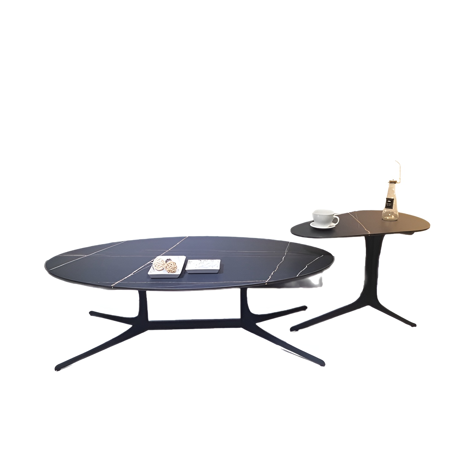 Unique Vista Italian Design Black Coffee Table