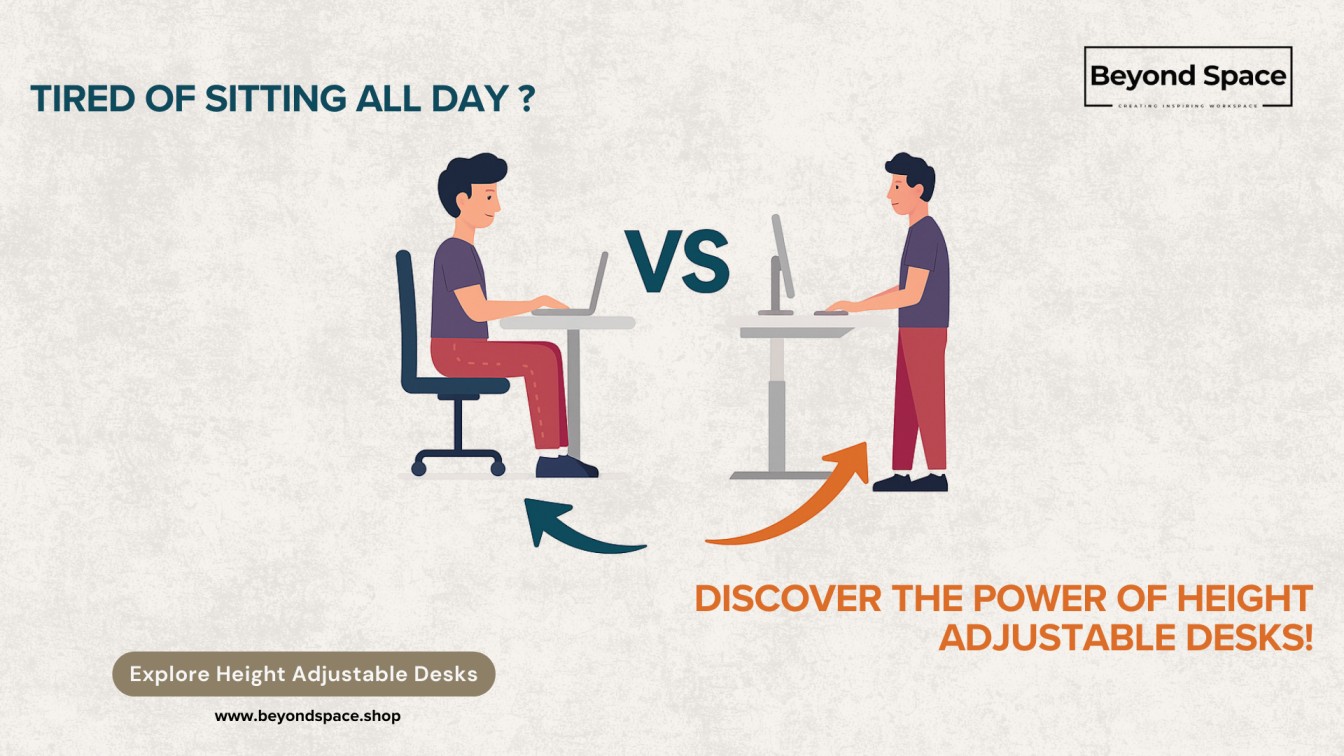 Benefits of Using a Height Adjustable Desk at Work